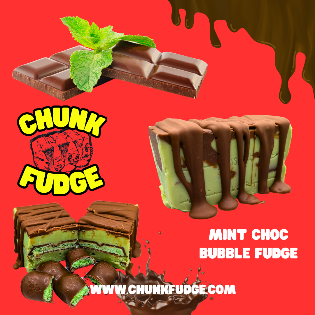 Indulge in Mint Aero madness - gourmet fudge fun!