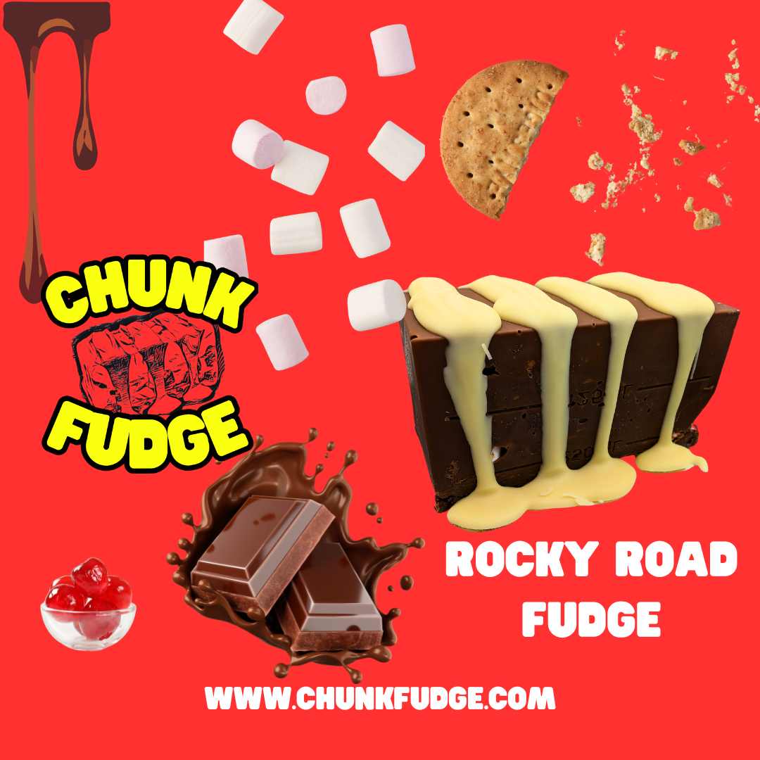 Indulge in decadent Rocky Road Fudge – the ultimate handmade gourmet treat!